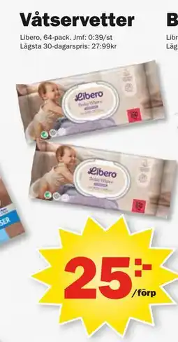 Pekås Våtservetter erbjuda