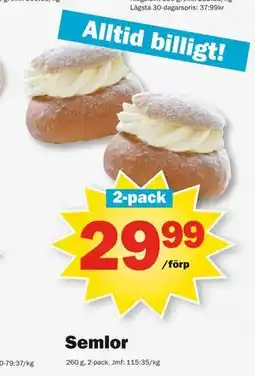 Pekås Semlor erbjuda