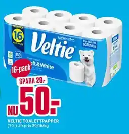 ÖoB VELTIE TOALETTPAPPER erbjuda