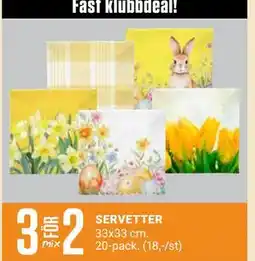ÖoB SERVETTER erbjuda
