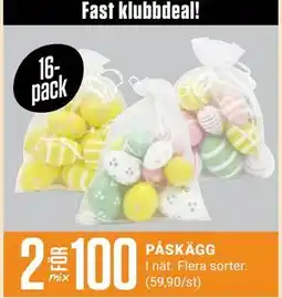 ÖoB PÅSKÄGG, Medlemspris erbjuda