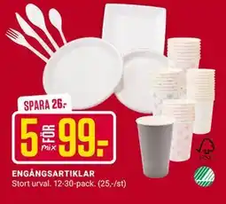 ÖoB ENGÅNGSARTIKLAR erbjuda