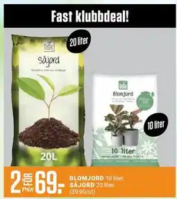 ÖoB BLOMJORD, Medlemspris erbjuda