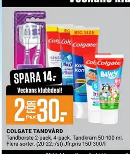 ÖoB COLGATE TANDVÅRD, Medlemspris erbjuda