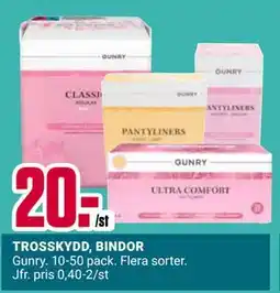 ÖoB TROSSKYDD, BINDOR erbjuda