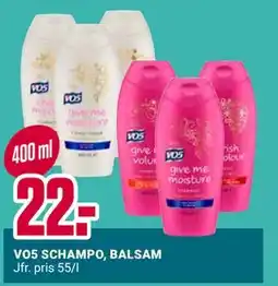 ÖoB VO5 SCHAMPO, BALSAM erbjuda
