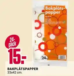ÖoB BAKPLÅTSPAPPER erbjuda