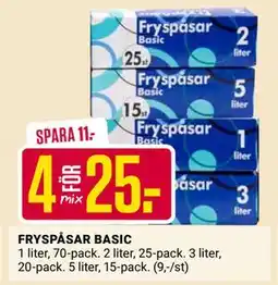 ÖoB FRYSPÅSAR BASIC erbjuda