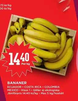 Willys BANANER erbjuda