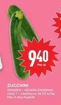 Willys ZUCCHINI erbjuda