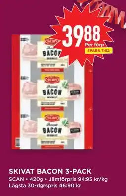 Willys Hemma SKIVAT BACON 3-PACK erbjuda