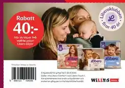 Willys Hemma Libero blöjor erbjuda