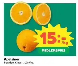 Coop Daglivs Apelsiner, Medlemspris erbjuda