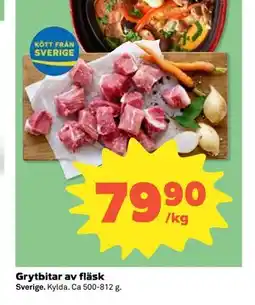 Coop Daglivs Grytbitar av fläsk erbjuda