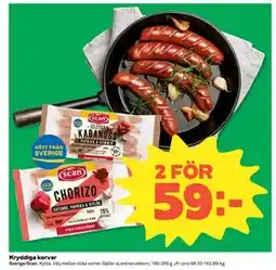 Coop Daglivs Kryddiga korvar erbjuda