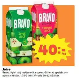 Coop Daglivs Juice erbjuda