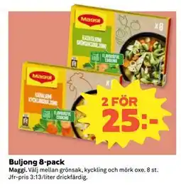 Coop Daglivs Buljong 8-pack erbjuda