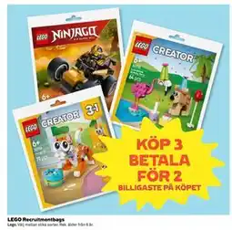 Coop Daglivs LEGO Recruitmentbags erbjuda