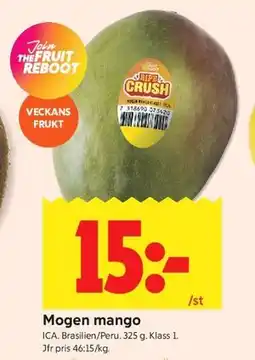 ICA Kvantum Mogen mango erbjuda