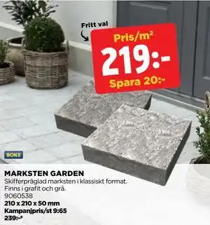 Jem&Fix MARKSTEN GARDEN erbjuda