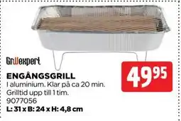 Jem&Fix ENGÅNGSGRILL erbjuda