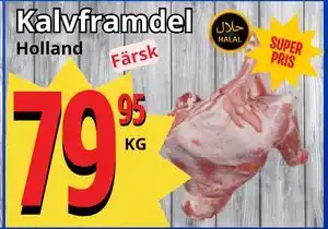 Supergrossen Kalvframdel erbjuda