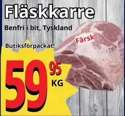 Supergrossen Fläskkarre erbjuda