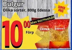 Supergrossen Bulgur erbjuda