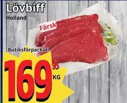 Supergrossen Lövbiff erbjuda