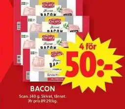 ICA Maxi SCAN Bacon erbjuda