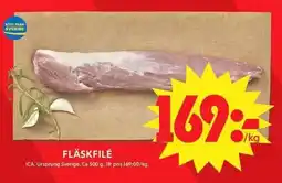 ICA Maxi Fläskfilé erbjuda