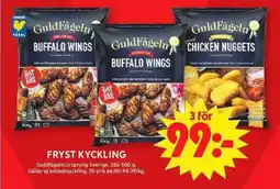 ICA Maxi GULDFÅGELN Fryst kyckling erbjuda