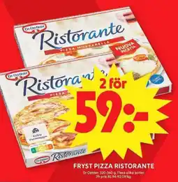 ICA Maxi DR. OETKER Fryst pizza ristorante erbjuda