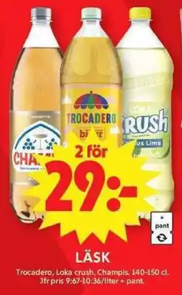 ICA Maxi Läsk erbjuda
