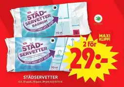 ICA Maxi ICA Städservetter erbjuda