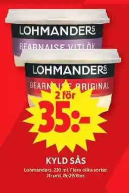 ICA Maxi LOHMANDERS Kyld sås erbjuda
