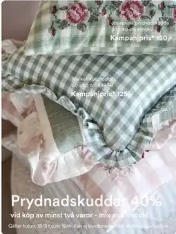 Hemtex Maiken kuddfodral 50 x 50 cm erbjuda