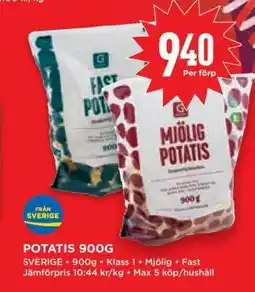 Willys Potatis 900g erbjuda