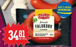 Willys Scan Svensk Falukorv erbjuda