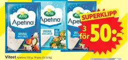 ICA Supermarket Arla Apetina Original White Cheese erbjuda