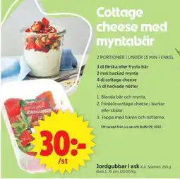 ICA Supermarket Jordgubbar i ask erbjuda