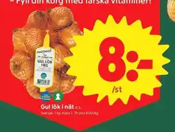 ICA Supermarket Gul lök i nät erbjuda