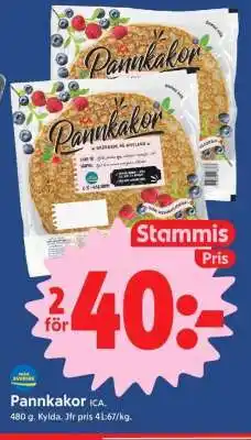 ICA Supermarket Pannkakor ICA erbjuda