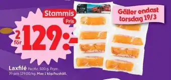 ICA Supermarket Laxfilé erbjuda