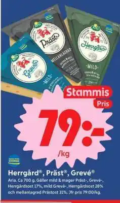 ICA Supermarket HERRGÅRD PRÄST GREVÉ erbjuda
