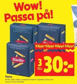 ICA Supermarket PASTA erbjuda