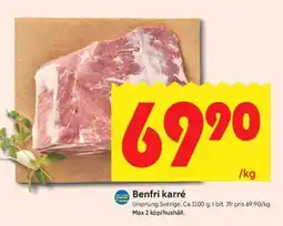 ICA Supermarket Benfri karré erbjuda