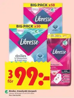 ICA Supermarket Libresse Big Pack erbjuda