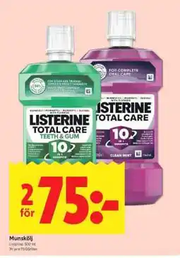ICA Supermarket Listerine Total Care erbjuda