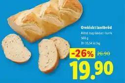 Lidl Grekiskt lantbröd erbjuda